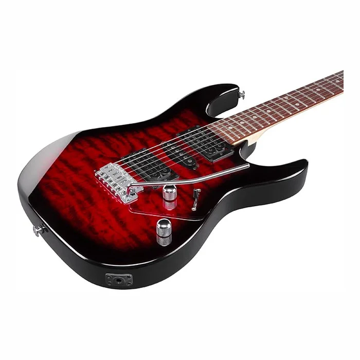 Ģitāra Ibanez GRX70QA Transparent Red Burst