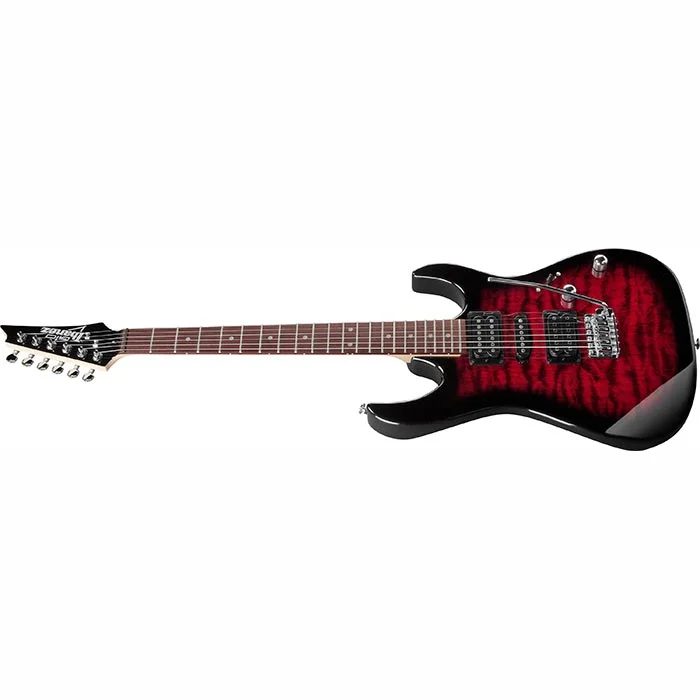 Ģitāra Ibanez GRX70QA Transparent Red Burst