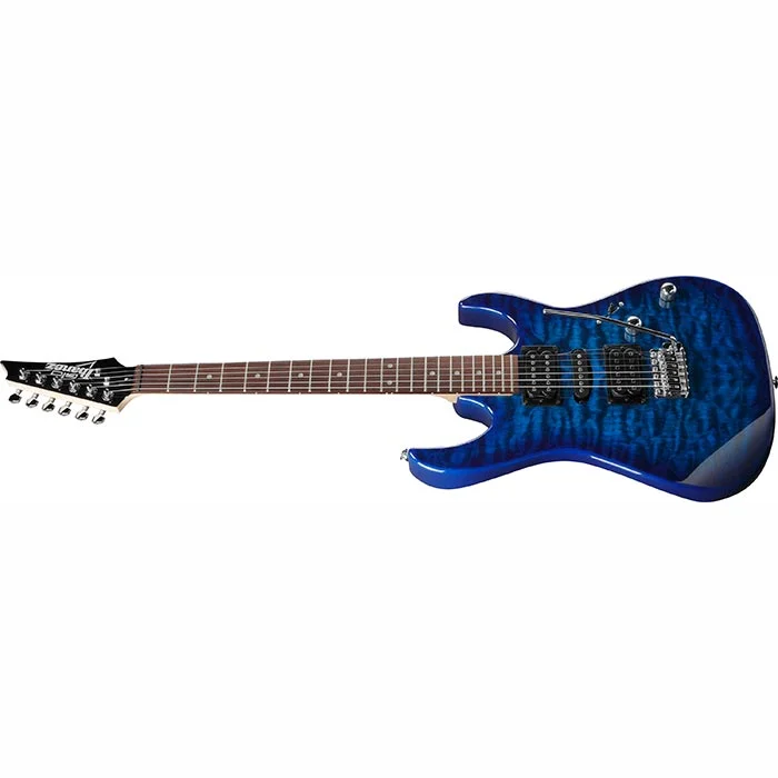 Ģitāra Ibanez GRX70QA Tranparent Blue Burst