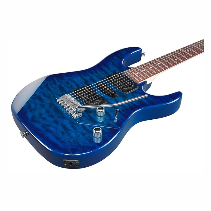 Ģitāra Ibanez GRX70QA Tranparent Blue Burst