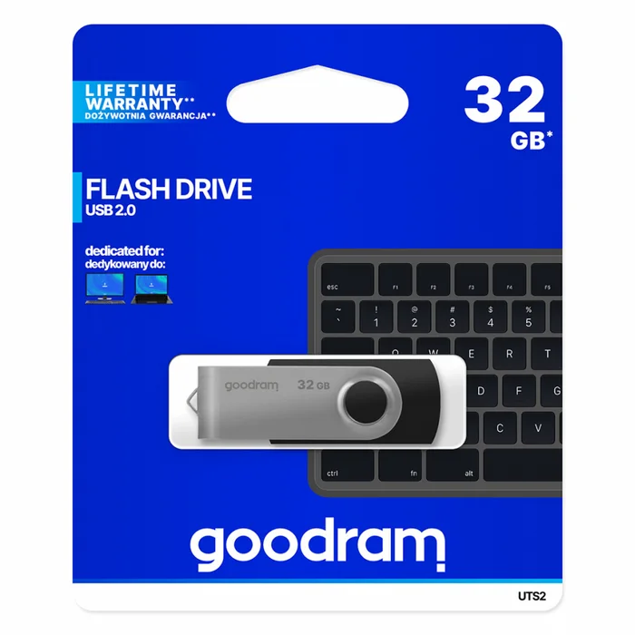 USB zibatmiņa Goodram UTS2 32GB Black