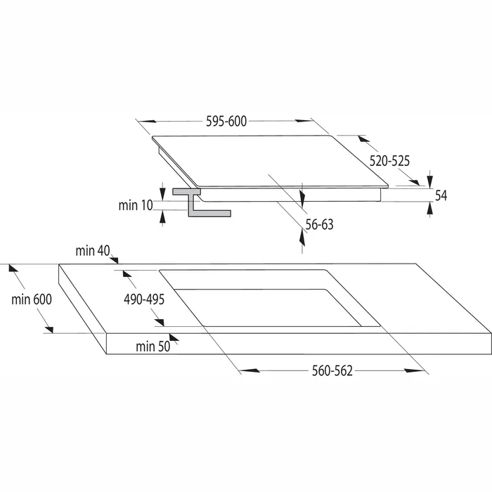 Plīts virsma Gorenje IT643SYB7