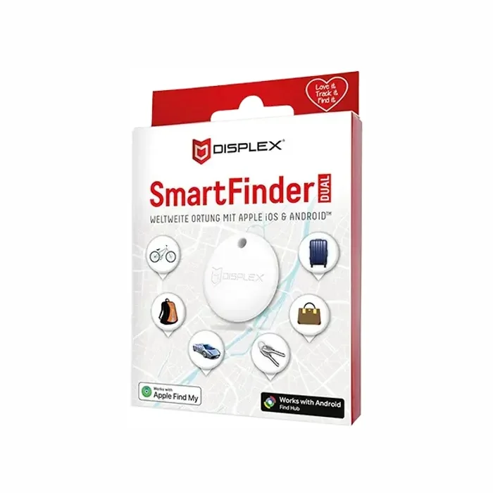 Displex dual smart finder white
