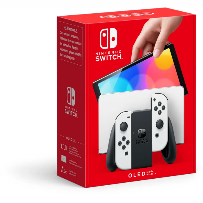 Spēļu konsole Nintendo Switch OLED model White [Mazlietots]