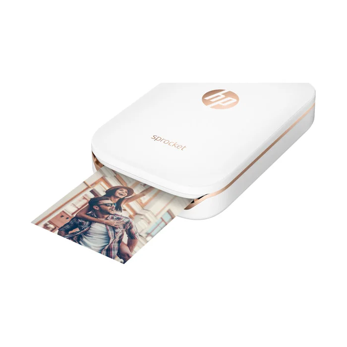 Drukas iekārtas HP Sprocket Photo Printer white