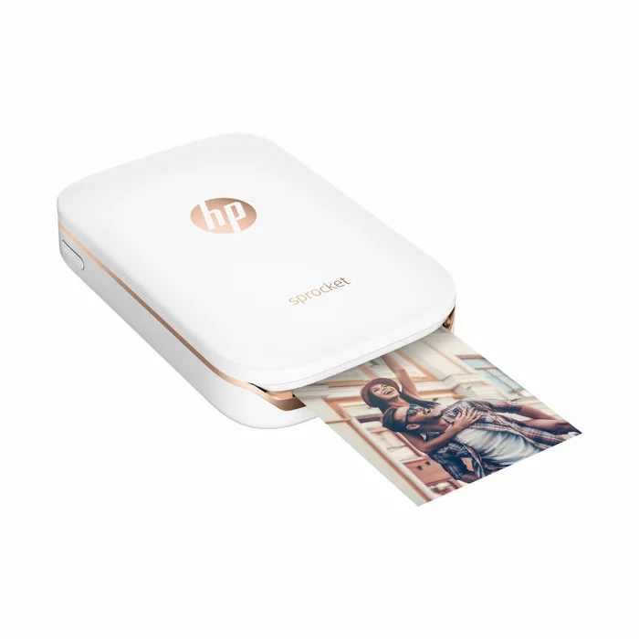 Drukas iekārtas HP Sprocket Photo Printer white