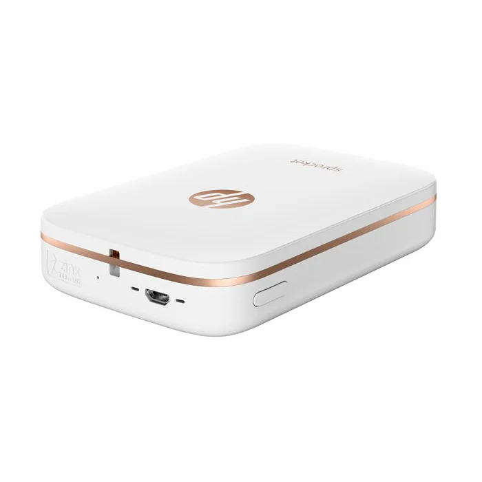 Drukas iekārtas HP Sprocket Photo Printer white