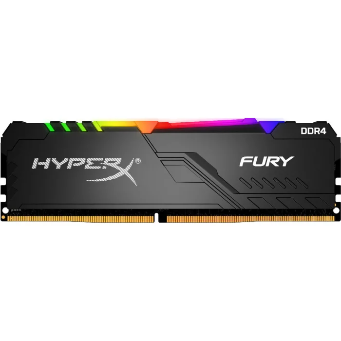 Operatīvā atmiņa (RAM) Kingston HyperX Fury Black RGB 16GB 3200MHz DDR4 HX432C16FB3A/16