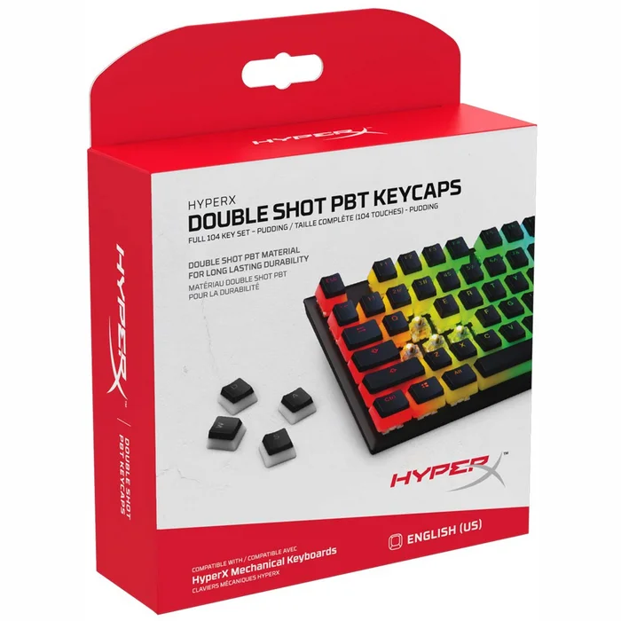 Klaviatūra Taustiņi HyperX Double Shot PBT Keycaps