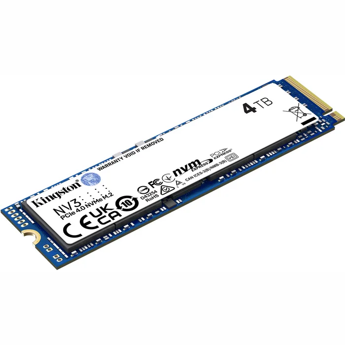 Iekšējais cietais disks Kingston NV3 PCIe 4.0 NVMe SSD 4TB