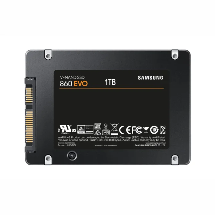 Iekšējais cietais disks Samsung 860 EVO SATA III 2.5" SSD 1TB