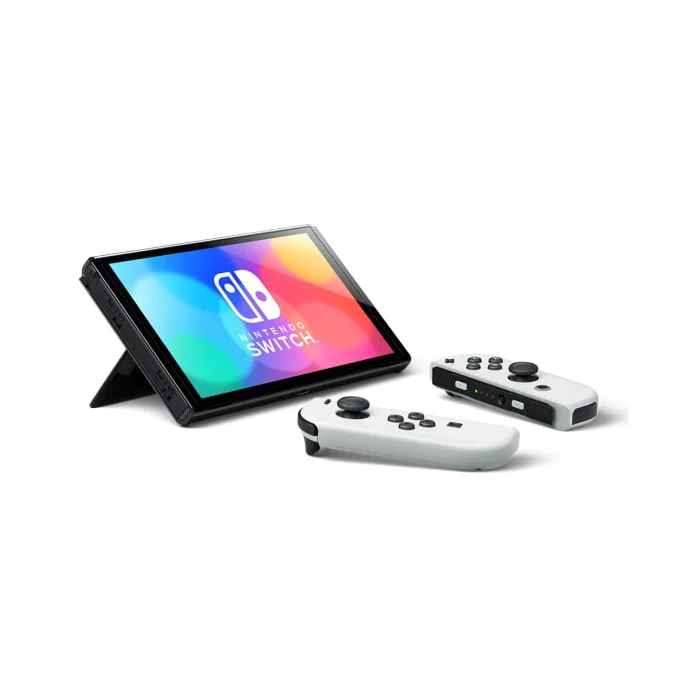Spēļu konsole Nintendo Switch OLED model White [Mazlietots]