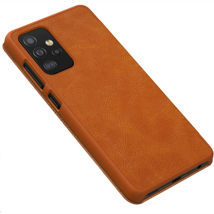 Samsung Galaxy A52/A52 5G/A52s 5G Qin leather case by Nillkin Brown