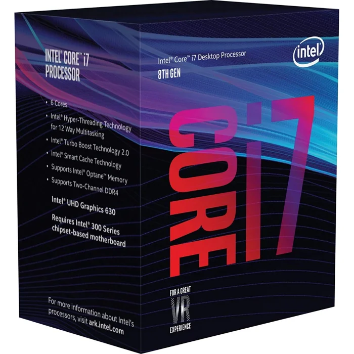 Datora procesors Intel Core i7-8700 3.2GHz 12MB BX80684I78700