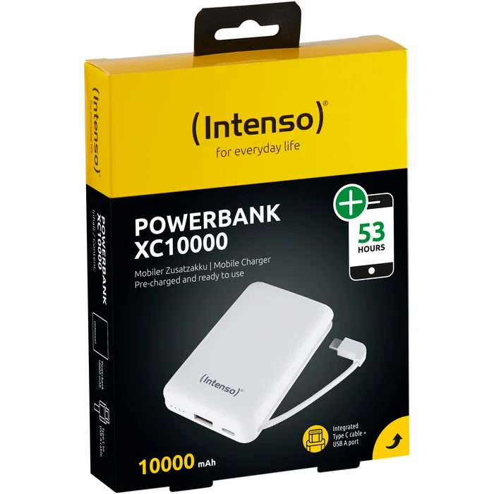 Akumulators (Power bank) Intenso 7314532 10000 mAh White