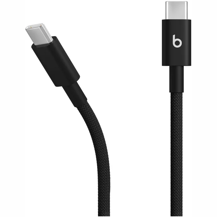Lādētāji, kabeļi un adapteri Beats USB-C to USB-C Woven Cable (1.5 m) - Bolt Black