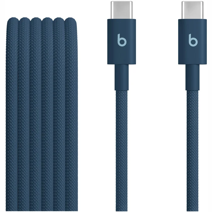 Lādētāji, kabeļi un adapteri Beats USB-C to USB-C Woven Cable (1.5 m) - Nitro Navy