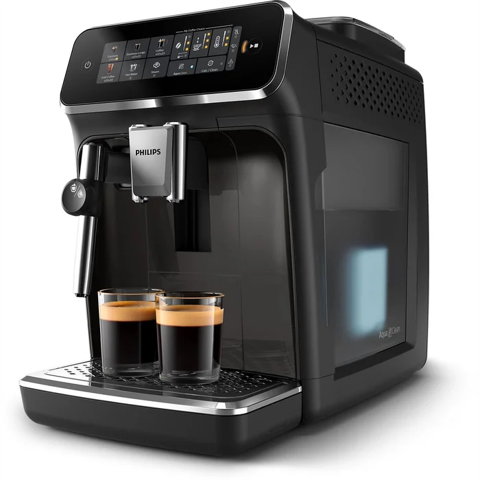 Kafijas automāts Philips EP3324/40 Series 3300 Black Pilnībā automātisks espresso aparāts