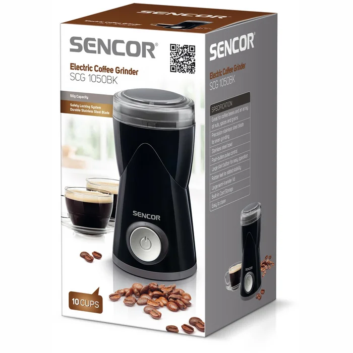 Kafijas dzirnaviņas Sencor SCG 1050BK