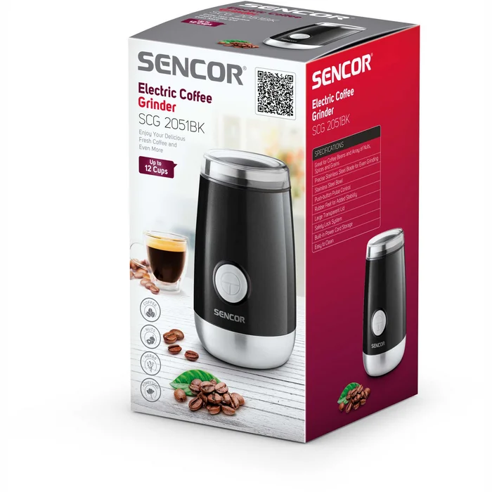 Kafijas dzirnaviņas Sencor SCG 2051BK