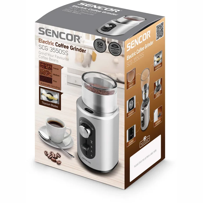 Kafijas dzirnaviņas Sencor SCG 3550SS