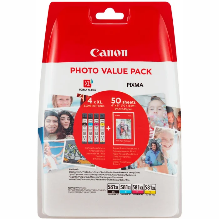 Canon CLI-581XL BK/C/M/Y Multipack