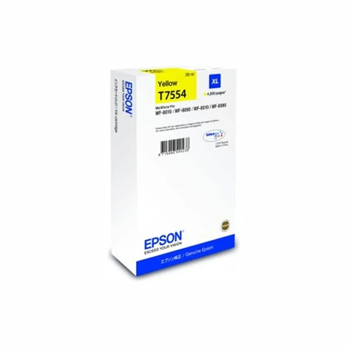 Epson T7554 XL Yellow Ink
