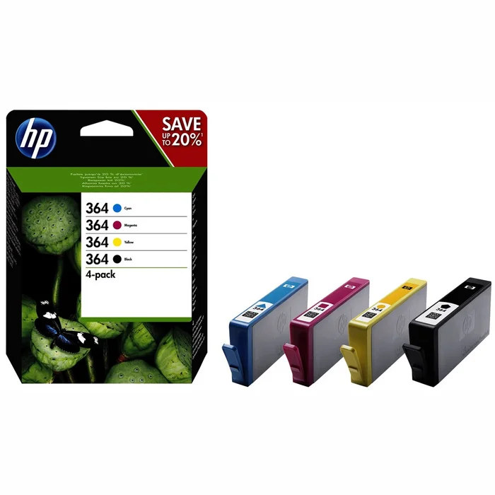 HP 364 Ink Cartridge N9J73AE Combo