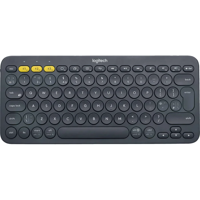 Klaviatūra Logitech K380 Multi-Device Bluetooth Keyboard RU Dark Grey