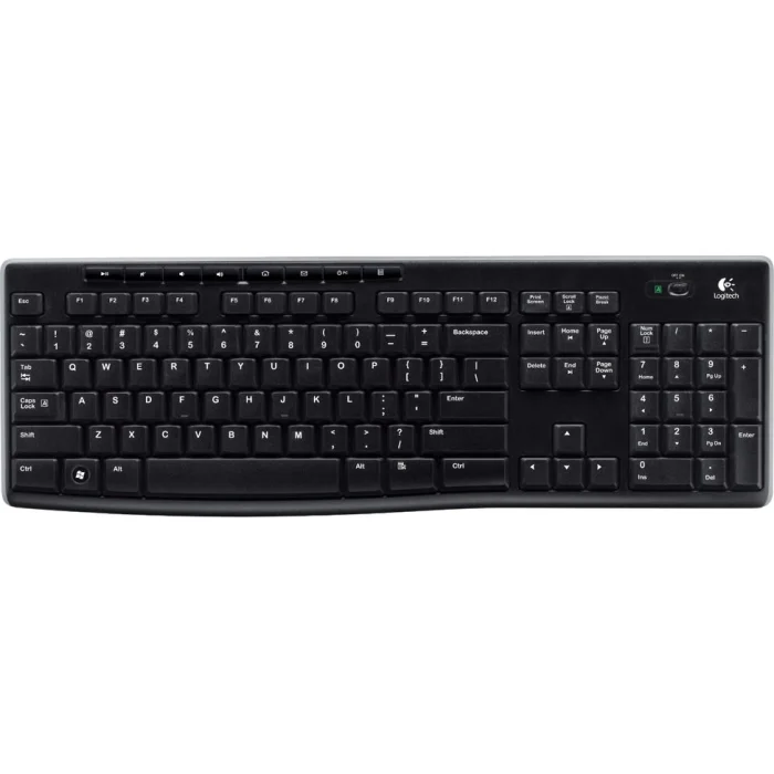 Klaviatūra Klaviatūra Logitech Wireless Keyboard K270 RU