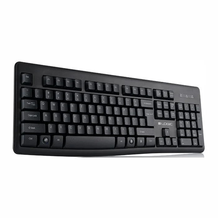 Klaviatūra Klaviatūra Logic LKM-101W Wireless Set Black