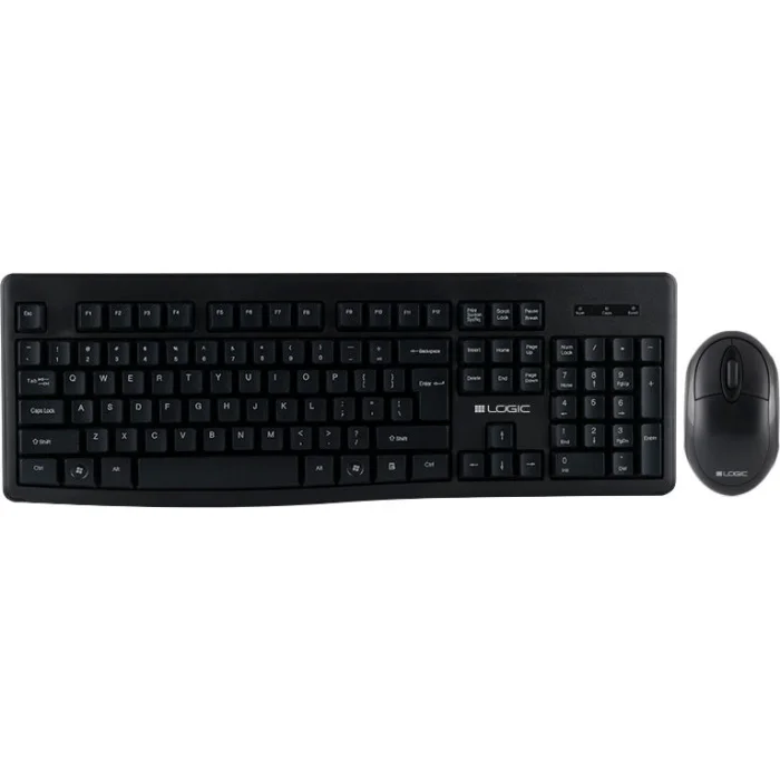 Klaviatūra Klaviatūra Logic LKM-101W Wireless Set Black