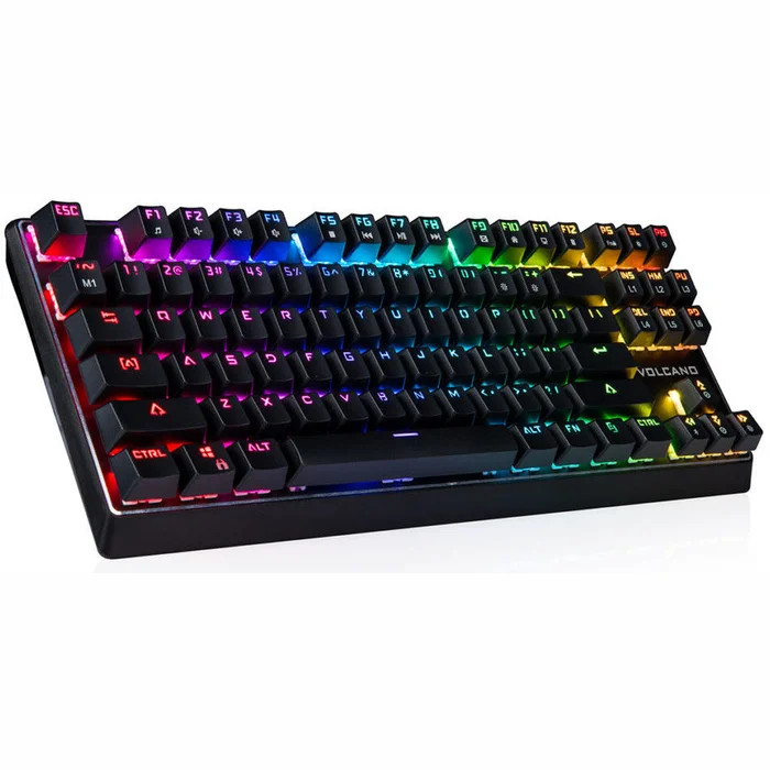 Klaviatūras Modecom Volcano Lanparty RGB Gaming Keyboard ENG