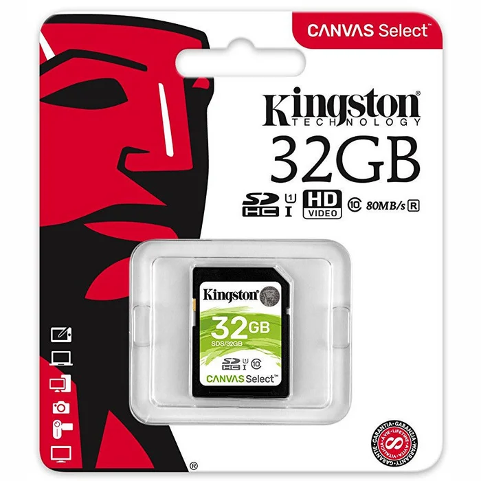 Atmiņas karte Kingston 32GB SDHC UHS-I Class 10