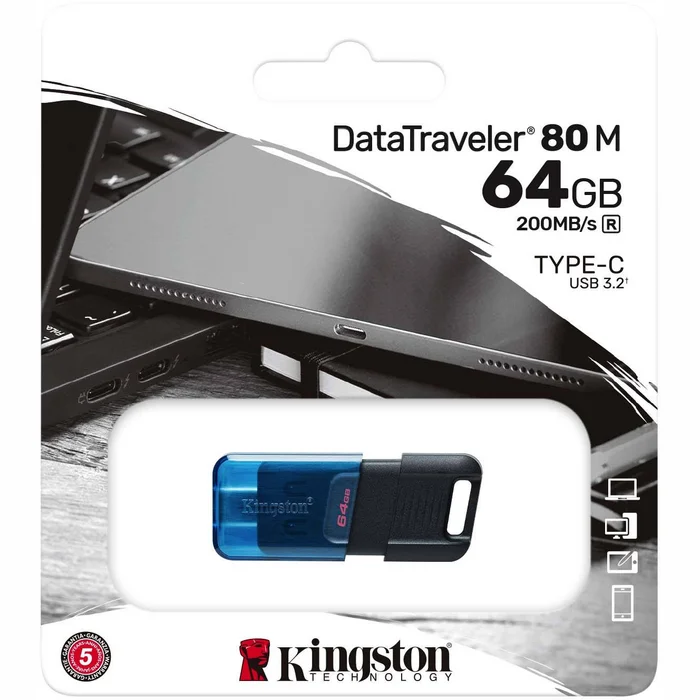 USB zibatmiņa Kingston DT80M 64GB