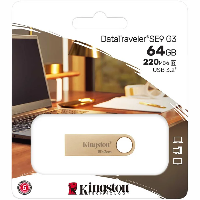 USB zibatmiņa Kingston DataTraveler SE9 G3 64GB