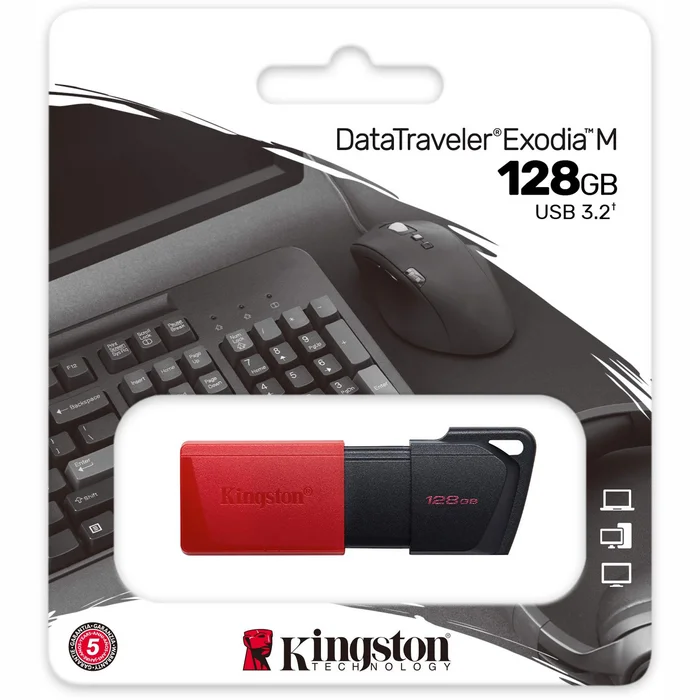 USB zibatmiņa Kingston DataTraveler Exodia 128GB