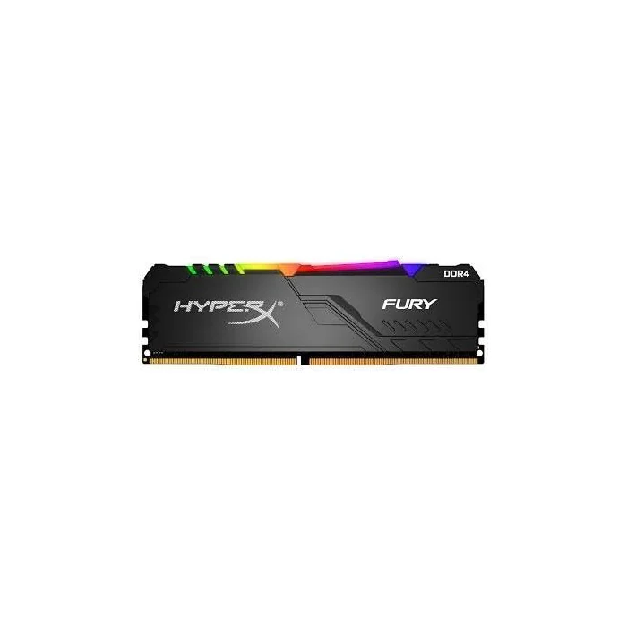 Operatīvā atmiņa (RAM) KINGSTON HyperX FURY BLACK RGB 8GB 2666Mhz DDR4 HX426C16FB3A/8