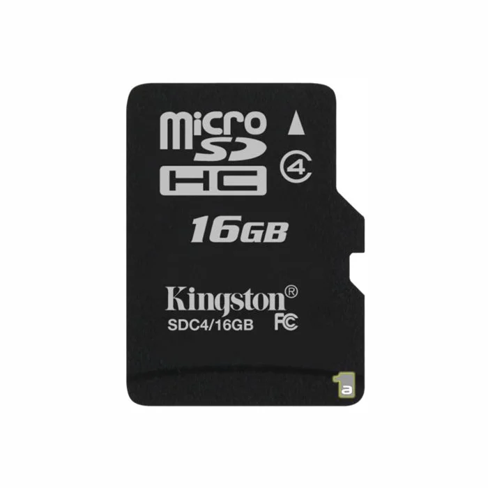 Atmiņas kartes Kingston MICRO SDHC 16GB CLASS4