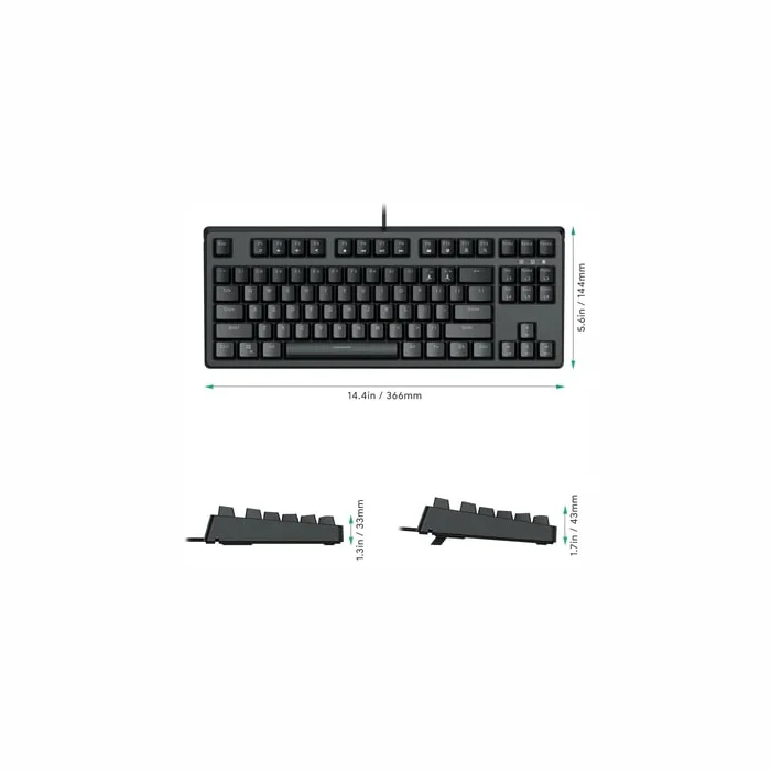Klaviatūra Aukey KMG14 Black