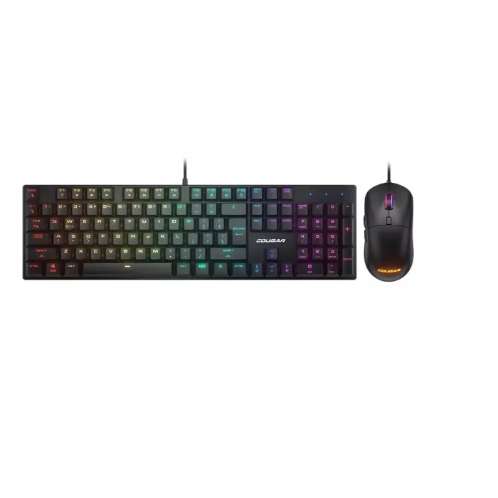 Klaviatūra Cougar Aurora S Gaming keyboard + Surpassion EX mouse ENG/RU