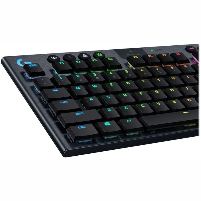 Klaviatūra Logitech G915 TKL Carbon US International Tactile