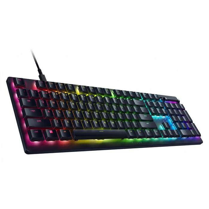 Klaviatūra Razer DeathStalker V2 - Clicky Optical Switch (Purple) - US - Black