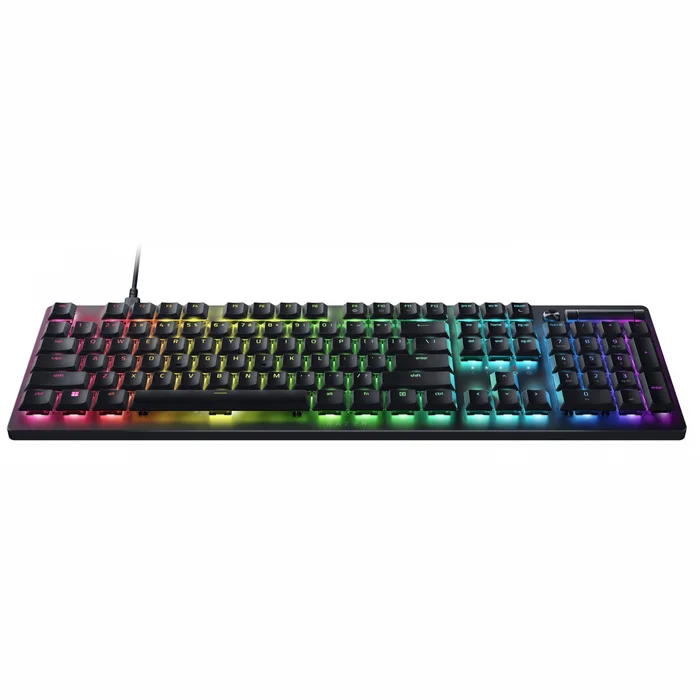 Klaviatūra Razer DeathStalker V2 - Clicky Optical Switch (Purple) - US - Black