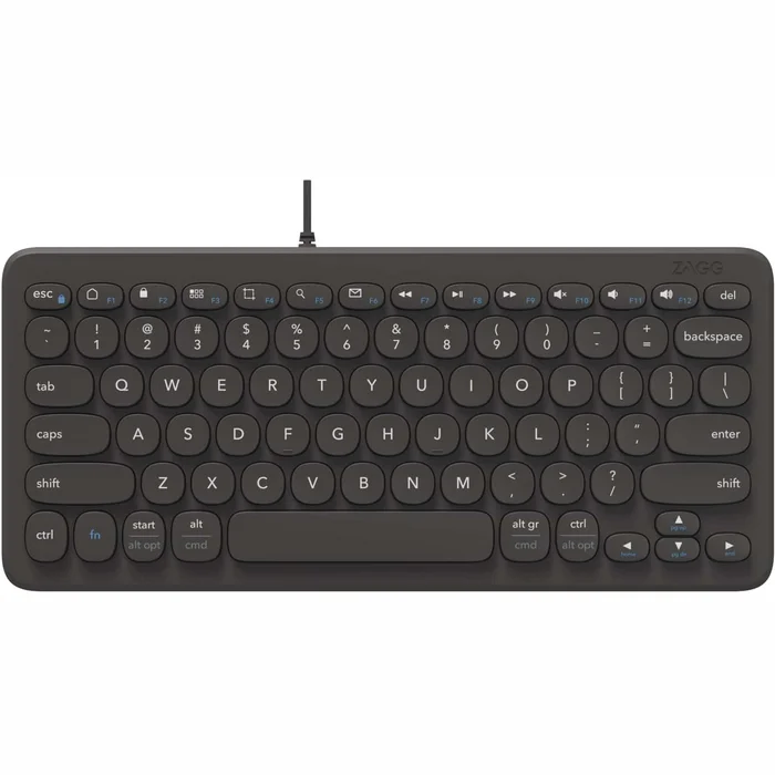 Klaviatūra Zagg Connect 12C Keyboard Charcoal