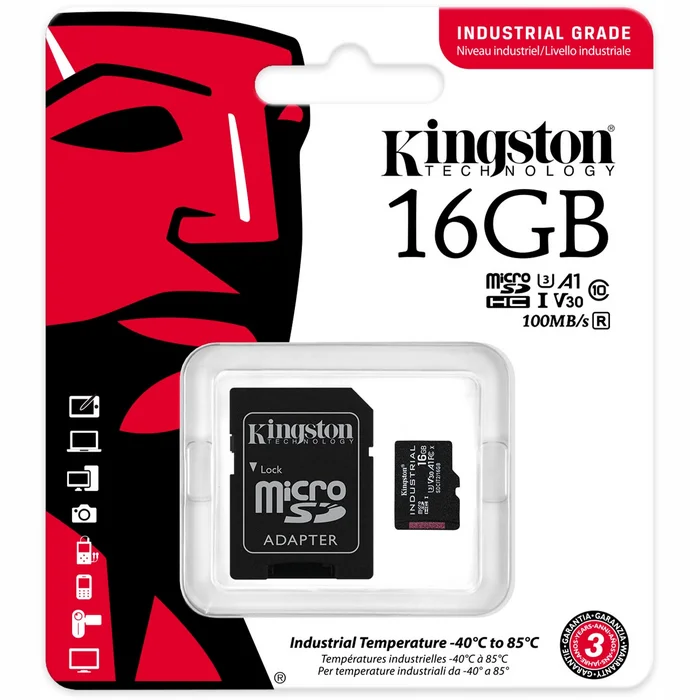 Kingston Industrial MicroSDHC 16 GB