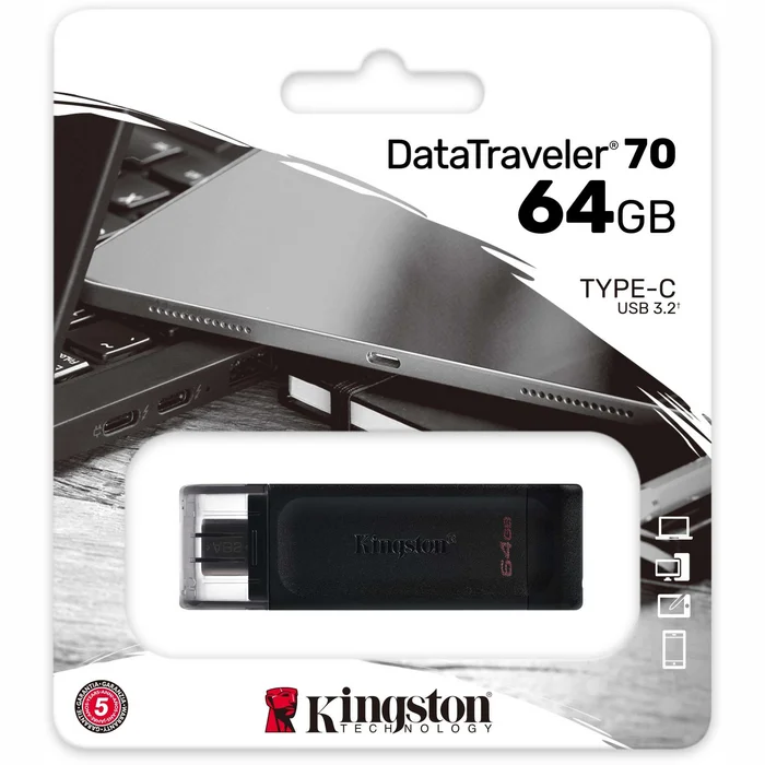 Kingston DataTraveler USB-C 64 GB Black