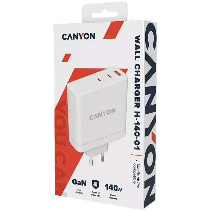 Canyon Fast Charge GaN Wall Charger H-140-01