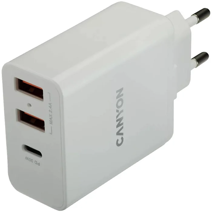 Canyon Powerful Technology Multi-USB Wall Charger 2.4A H-08