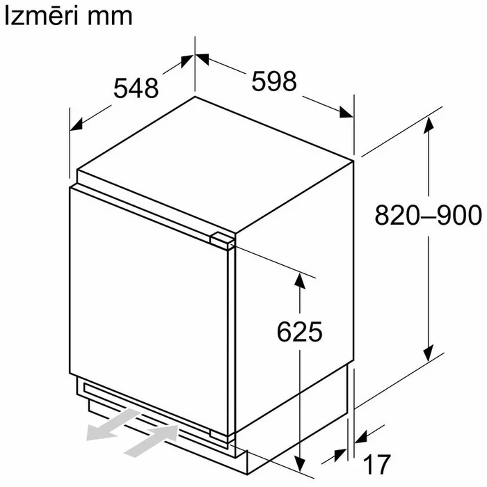 Ledusskapis Bosch KUL22ADD0